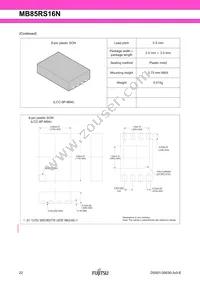 MB85RS16NPN-G-AMEWE1 Datasheet Page 22