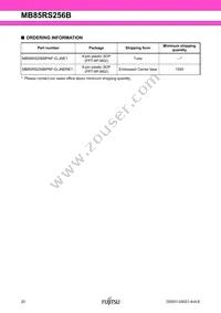 MB85RS256BPNF-G-JNERE1 Datasheet Page 20