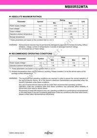 MB85RS2MTAPNF-G-BDERE1 Datasheet Page 13