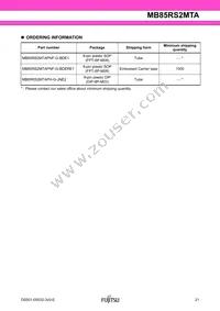 MB85RS2MTAPNF-G-BDERE1 Datasheet Page 21