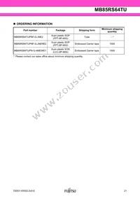 MB85RS64TUPNF-G-JNERE2 Datasheet Page 21