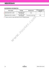 MB85RS64VPNF-G-JNERE1 Datasheet Page 20