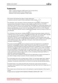 MB86R01PB-GSE1 Datasheet Page 2