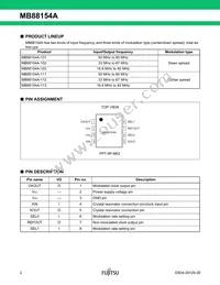 MB88154APNF-G-102-JNE1 Datasheet Page 2