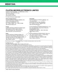 MB88154APNF-G-102-JNE1 Datasheet Page 20