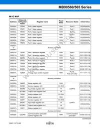 MB90562APMC-GS-454E1 Datasheet Page 22