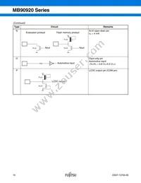 MB90922NCSPMC-GS-274E1 Datasheet Page 17