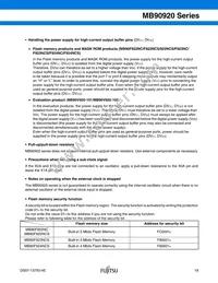 MB90922NCSPMC-GS-274E1 Datasheet Page 20