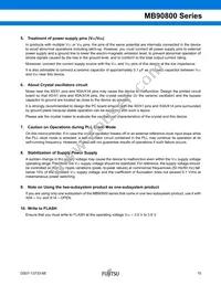 MB90F809SPF-G-JNE1 Datasheet Page 16