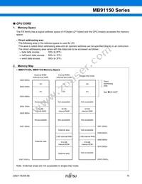 MB91154PFV-G-127K5E1 Datasheet Page 20