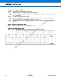 MB91154PFV-G-127K5E1 Datasheet Page 23