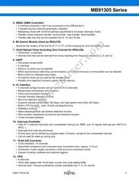 MB91305PMC-G-BNDK5E1 Datasheet Page 4