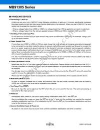 MB91305PMC-G-BNDK5E1 Datasheet Page 21