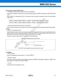 MB91305PMC-G-BNDK5E1 Datasheet Page 22