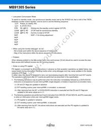 MB91305PMC-G-BNDK5E1 Datasheet Page 23