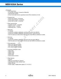 MB91637APMC-G-101K5E1 Datasheet Page 5