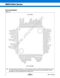 MB91637APMC-G-101K5E1 Datasheet Page 7