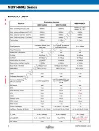 MB91F469QAHPB-GSK6E1 Datasheet Page 4