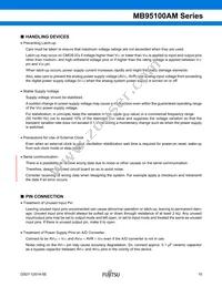 MB95F108AJWPMC-GE1 Datasheet Page 15