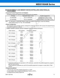 MB95F108AJWPMC-GE1 Datasheet Page 17