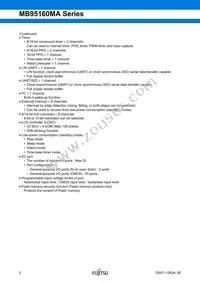 MB95F168JAPMC1-GE1 Datasheet Page 2