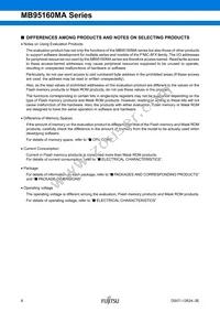 MB95F168JAPMC1-GE1 Datasheet Page 6