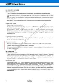 MB95F168JAPMC1-GE1 Datasheet Page 14