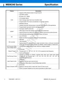 MB96F348HSBPMC-GSE2 Datasheet Page 4