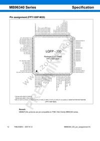 MB96F348HSBPMC-GSE2 Datasheet Page 12