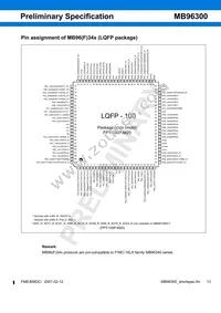 MB96F348TSAPMC-GSE2 Datasheet Page 13