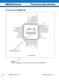 MB96F348TSAPMC-GSE2 Datasheet Page 14