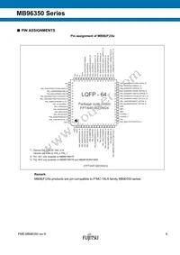 MB96F356RWBPMC1-GSE2 Datasheet Page 9