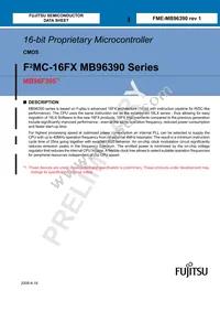 MB96F395RWAPMC-GSE2 Datasheet Cover
