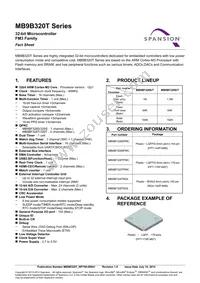 MB9BF329TBGL-GE1 Datasheet Page 2