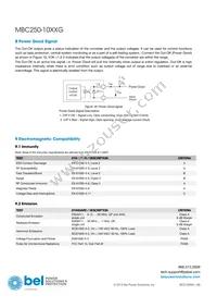 MBC250-1048G Datasheet Page 11