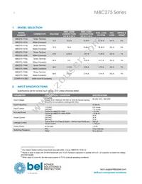 MBC275-1T58L Datasheet Page 2