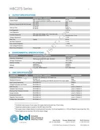 MBC275-1T58L Datasheet Page 3