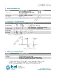 MBC275-1T58L Datasheet Page 4