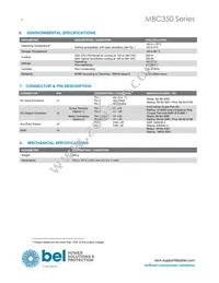 MBC350-1T15L Datasheet Page 4