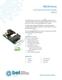 MBC40-3002G Datasheet Cover