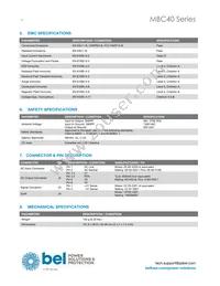 MBC40-3002G Datasheet Page 4