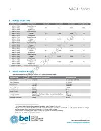 MBC41-1T48L Datasheet Page 2
