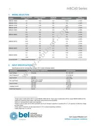 MBC60-3002G Datasheet Page 2