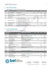 MBC600-1048G Datasheet Page 3