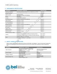 MBC600-1048G Datasheet Page 9