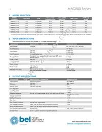 MBC800-1T48 Datasheet Page 2