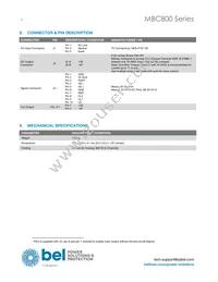 MBC800-1T48 Datasheet Page 6