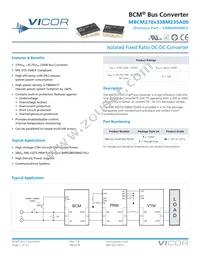 MBCM270T338M235A00 Datasheet Cover