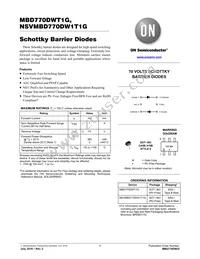 MBD770DWT1G Datasheet Cover