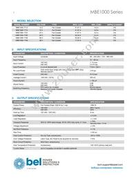 MBE1000-1T48 Datasheet Page 2